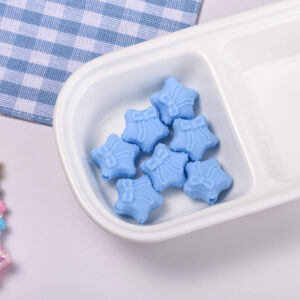 Blue touch paint bow tie star