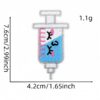 oly-7655185136545ee24bda8545189ee542 Wholesale Cartoon Medical Series Embroidered Patches Polyester Thread Bag Accessories