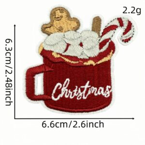 Christmas cloth stickers 14 #