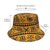 oly-76630f9dc355b418487aa9e6d744302c Wholesale Bohemian Chic Double Sided Printed Bucket Hat for Women Sun Protection Travel