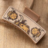 Wholesale Acrylic Western Cow Print Hair Claw Clip Trendy Fashion Hair Accessory for Everyday Styling