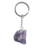 Wholesale Irregular Natural Stone Keychain Pendant Red Agate Crystal Bag Charm Car Key Accessory Gift