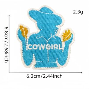 Cowgirl cloth patch 13#