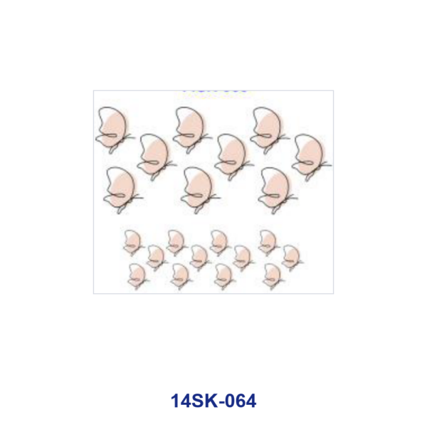 oly-76a24f0dc93c07d11b0029452c5f3629 Wholesale 2/4/8pcs Minimal Butterfly Mini Cup Sticker