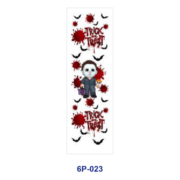 Wholesale 2/8/16pcs UV DTF Stickers Horror Doll and Pumpkin Bat Print Pen and Bookmark Stickers OLY Exclusive