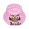 Wholesale Party Christmas Tree Printed Bucket Hat for Women Fashion Accessory