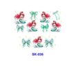 Wholesale 8pcs Watercolor Fairytale Maiden Heart Snow Rose Bow Mixed Decor Mini Cup Keychain Sticker OLY Exclusive