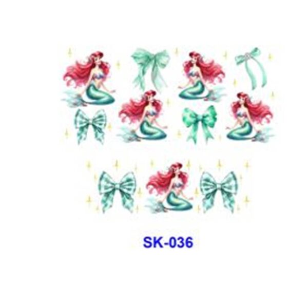 Wholesale 8pcs Watercolor Fairytale Maiden Heart Snow Rose Bow Mixed Decor Mini Cup Keychain Sticker OLY Exclusive