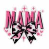 Wholesale Trendy MAMA Series Plaid Leopard Lightning Embroidery Iron-On Patches - 12 Pieces, DIY Hat Decoration Accessory