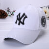 oly-77096d940e275098c4005773a8fca491 Wholesale Trendy Baseball Cap with Letter Embroidery Black Cotton Blend Summer Hat