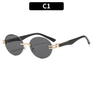 C1-Gold-framed grey sheet