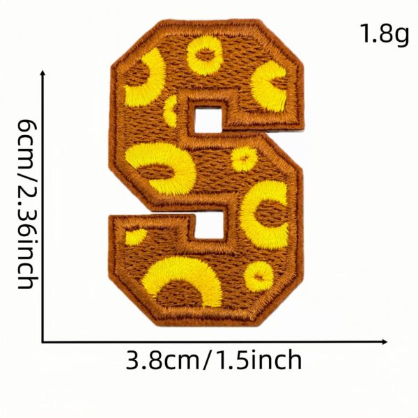 oly-773d0afb5bc9d3824506c31a8c2c036f Wholesale Polyester Cartoon Embroidery Patches with Letter and Star Design Fashion Accessory