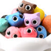 oly-7746df65aa2480a688d785a75c958816 Wholesale Acrylic Cat Head Loose Beads for DIY Jewelry Making Car Key Charm Decorative Accessory