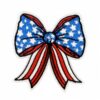 oly-774a48c66bc478021bc336031374abe6 Wholesale US Flag Embroidered Bow Patch Decorative Accent for Fashion Accessory Boutique Resale