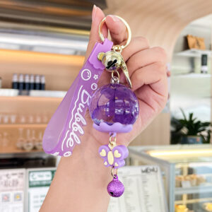 Oil inlet wind chime flower-purple / Single OPP bag packaging