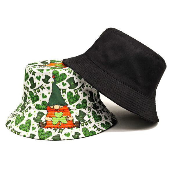 oly-7790ab13b2940eb89e0aa79dbf3f1e16 Wholesale St. Patrick's Day Irish Clover Print Fisherman Hat Sun Hat for Women Casual Fashion Accessory