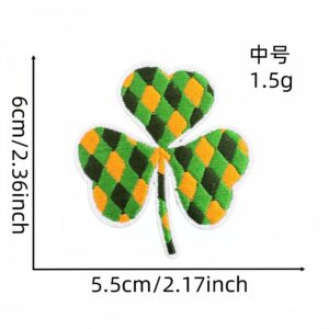 Green leaf medium cloth sticker 18#
