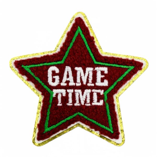 Wholesale Gold Edge Towel Embroidered Rugby Patch Sports Fashion Accessory Decorative