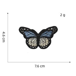 Butterfly cloth sticker 14#