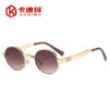 oly-77a87096fa558f34ddd98def9a4f148d Wholesale Stylish Retro Round Metal Frame Sunglasses Women UV400 Sun Protection Outdoor Fashion