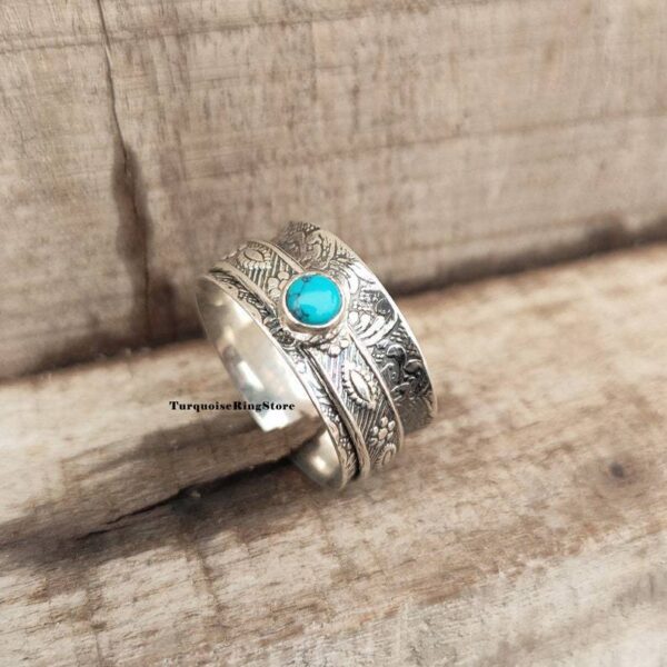 oly-77ac9a8d711c3c9b048139b600770dd2 Wholesale Bohemian Vintage Turquoise Inlay Ring Alloy Electroplated Jewelry Accessory for Everyday Wear