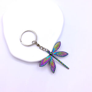 Colorful Dragonfly Keychain D