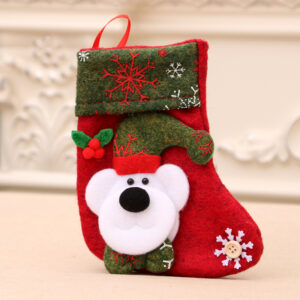 Snowflake socks bear style [16*13cm16g]