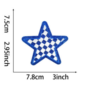 Hot melt glue*dark blue*five-pointed star