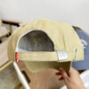 oly-77bad3de673b1a642327aed732e212b9 Wholesale Oversized Women's Baseball Cap Korean Style Windproof Creamy White Curved Brim English Alphabet Fashion Accessory