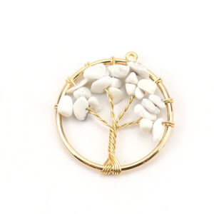 Golden white turquoise -3cm