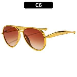 C6-gold frame double tea tablets