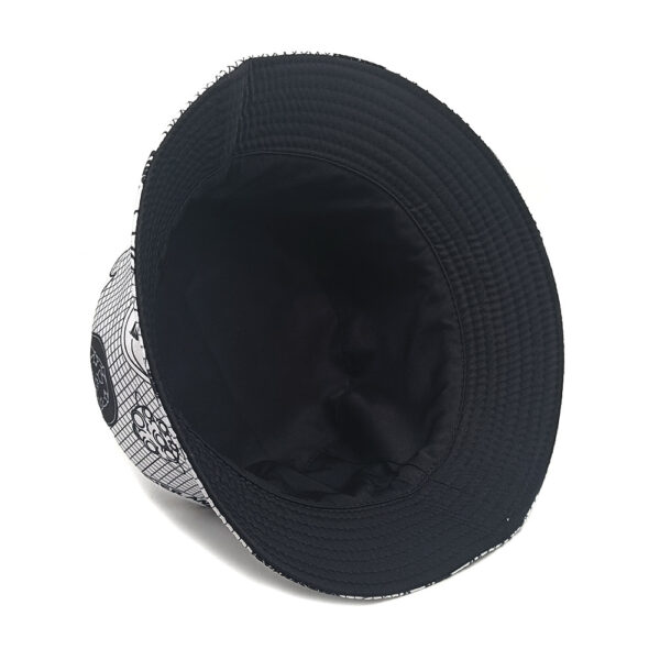 Wholesale Trendy Small Grid Bucket Hat Sun Protection Casquette Unisex Casual Cap