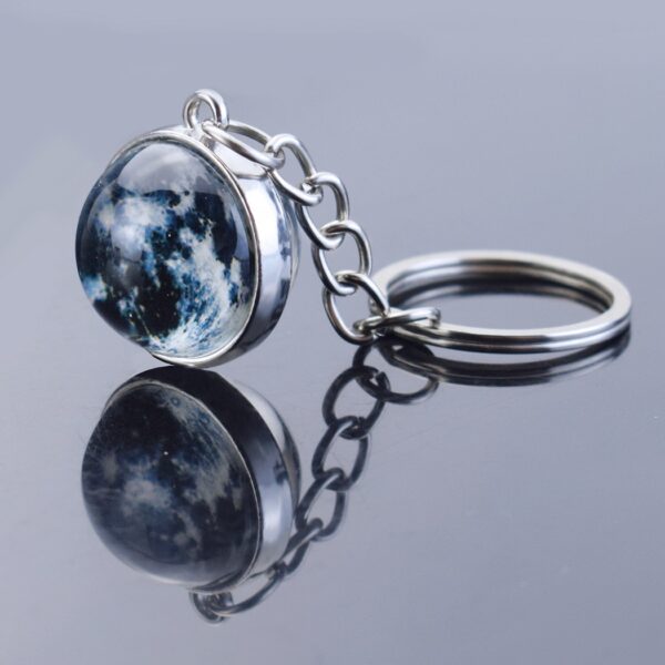 Wholesale Metal Solar System Keychain Nebula Planets Car Key Accessory Boutique Resale