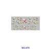 Wholesale 8pcs Retro Wild Floral 3oz Cup Stickers Wrap OLY Exclusive