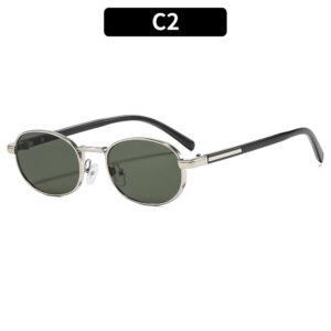 C2-Silver frame with dark green accents