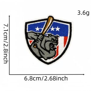 Cartoon baseball cloth sticker 9 #
