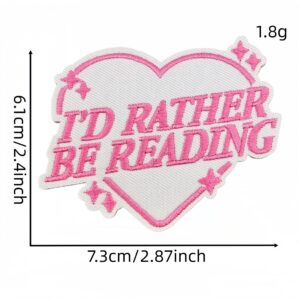 Pink book cloth sticker 8#