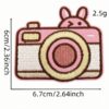 oly-785705ec4cdb38ce67b071aacdd5ba91 Wholesale Polyester Embroidery Patch Cartoon Camera Decorative Accessory for Party Resale