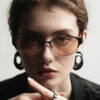 Wholesale Stylish Oval Metal Frame Sunglasses UV400 Fashion Accessory Gift Boutique