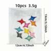 oly-786c286ca0ae837a60f9e843f9fd1dd6 Wholesale Polyester Small Green Star Patch Cartoon Embroidery for Bags and Clothes Resale