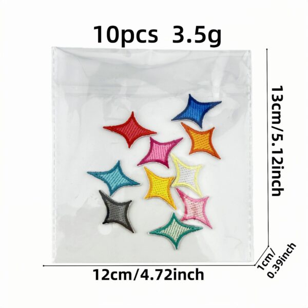 oly-786c286ca0ae837a60f9e843f9fd1dd6 Wholesale Polyester Small Green Star Patch Cartoon Embroidery for Bags and Clothes Resale