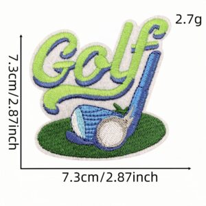 Golf cloth sticker 9 #