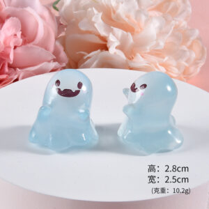 Smiling ghost [luminous green light] / Glow-in-the-dark little ghost