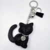 oly-789f161a7369da13c0972c496dfcde1b Wholesale Rhinestone Cat Keychain with Bow Tie Chic Wedding Gift Fashion Accessory
