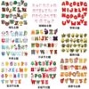 oly-78a98d3abacc7989af3453aafb799821 Wholesale Chic Pink Bow Embroidery Iron-On Patches 26 Pieces for Clothing Gift Set