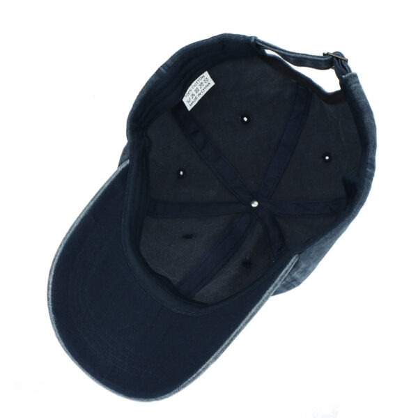 Wholesale Water Washed Cotton Baseball Cap Solid Color Curved Brim Hat with Sun Protection for Summer