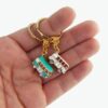 Wholesale Alloy Cartoon Bus Car Keychain European Style Key Ring for Everyday Use