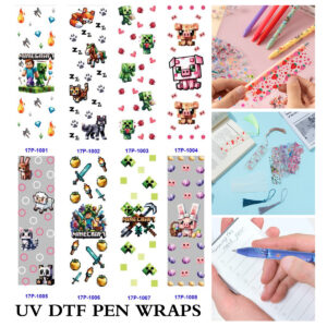 oly-78f35f92274015bf07361d0631f39d8b Wholesale 2/8/16pcs UV DTF Stickers Pixel Wilderness Critter Mining Props Patterns Pen and Bookmark Stickers OLY Exclusive