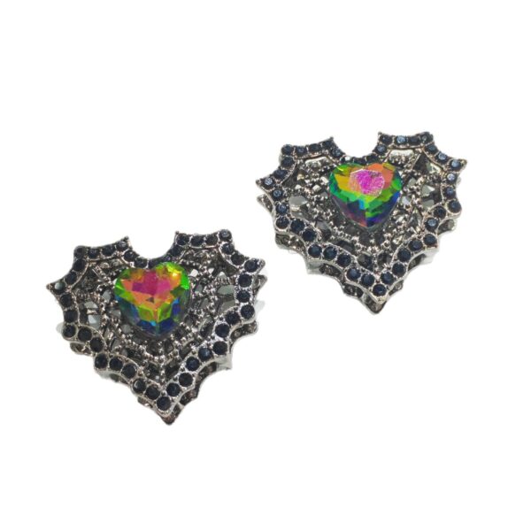 oly-792c3fdf49d9ee53bc8ae0b0efdeaf2d Wholesale Stylish DIY Alloy Double Sided Heart Beaded Charm Lake Blue Bag Charm Accessory for Resale