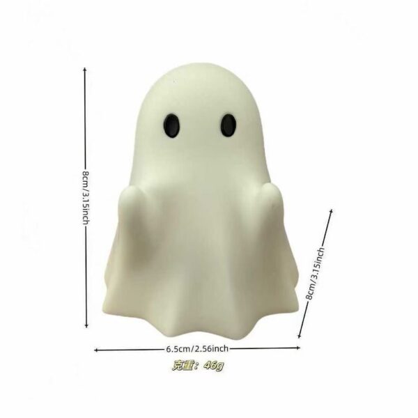 oly-793611e16baf8c1d30dce47034285108 Wholesale Resin Halloween Ghost Figurine - Middle Finger Design, Cute Decorative Accent for Party or Everyday Use